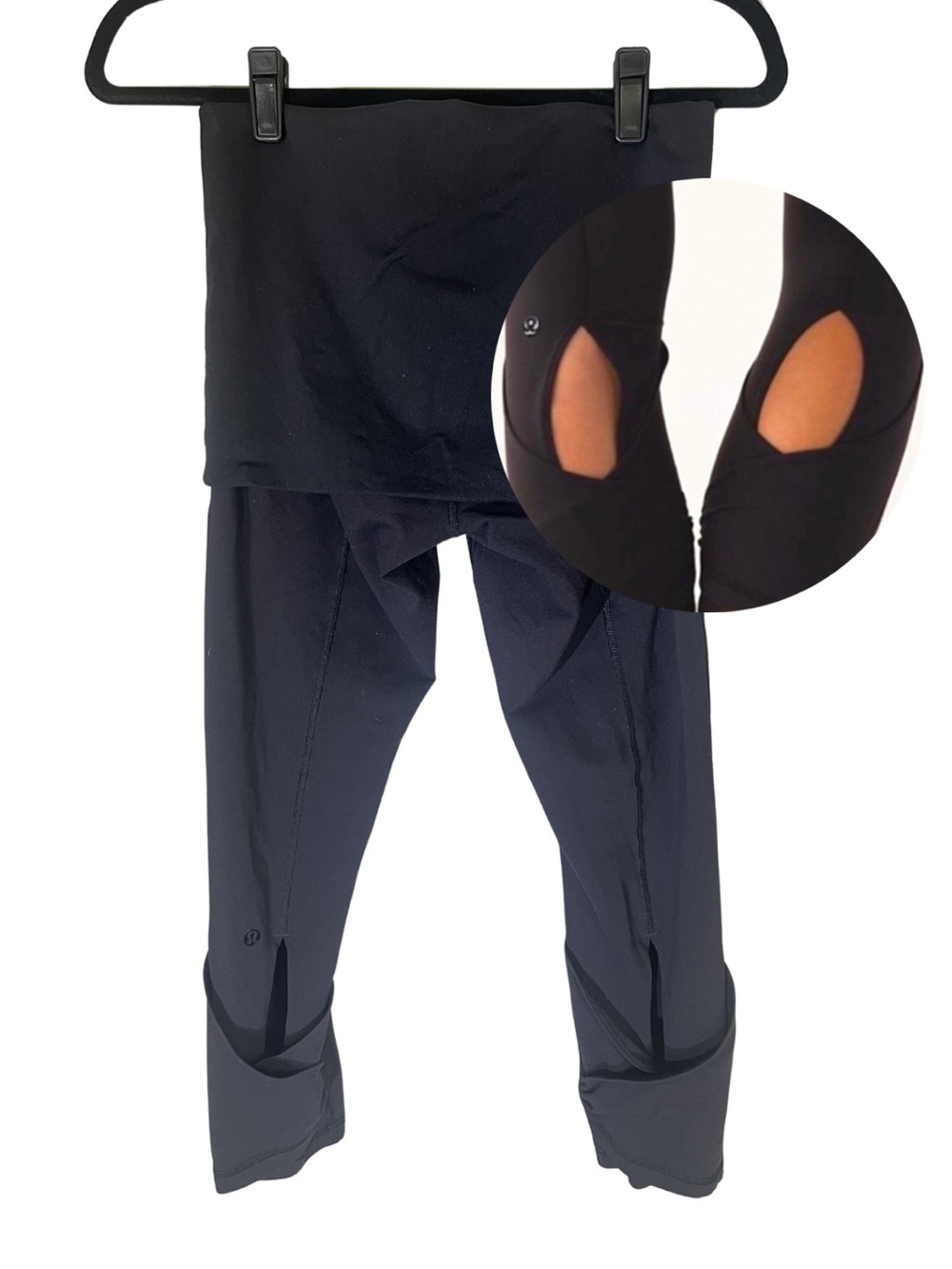 Lululemon Yin to You Wunder Under Crop Pant Size 6 Black – Skirted Legging Y2K